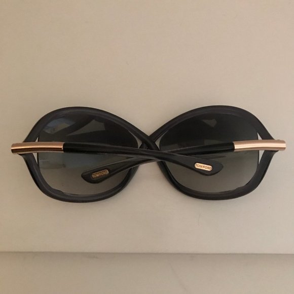 Tom Ford Whitney Oversize Sunglasses with Case, Lens Cloth